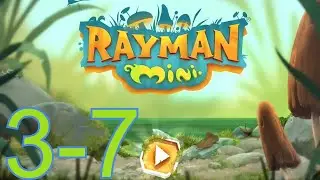 Rayman Mini 3-7: Let's Bounce - 100% Walkthrough Gameplay - APPLE ARCADE