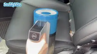 Bye-bye crumbs, hello fresh ride!  #CarCleaning #SatisfyingVideo#CleanCar#CarHack#vacuum