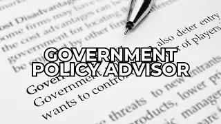 Government Policy Advisor - Job Summary