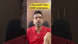 Microsoft lays off 6000 employees | #microsoft #layoffs