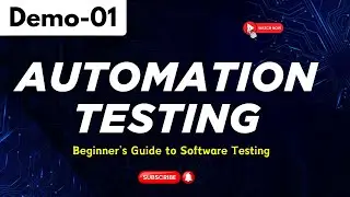 Selenium Automation Demo 01 | Automation Testing | Beginner's Guide to Software Testing | 9885312299