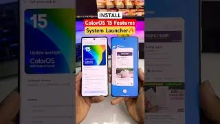 Install Oppo ColorOS 15 Launcher New Update Features🔥