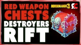 Destroyer's Rift ALL 2 RED CHEST Locations | Borderlands 3 (Secret Weapon Caches)