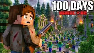 I SURVIVED 100 DAYS IN A ZOMBIE INFESTED CITY IN MINECRAFT