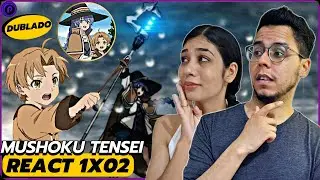 ROXY AJUDA RUDEUS A SUPERAR SEU PASSADO! | REACT MUSHOKU TENSEI DUBLADO 1X02