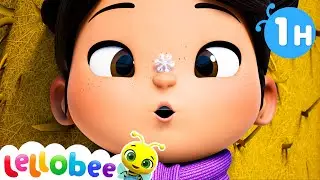 The Snowflake Song 🌻Lellobee City Farm - Kids Playhouse Song Mix