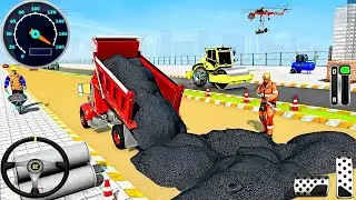 🚧 JCB Road Construction Simulator 3D Gameplay | Realistic Machines 2026