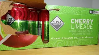 Unboxin Doxin - Clear American Cherry Limeade Sparkling Water Beverage 12 Cans