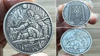 STUNNING 2022 Zi:Sin Tigris 1oz Silver Antiqued BU - KOMSCO Korean Zodiac Review! 🐅✨