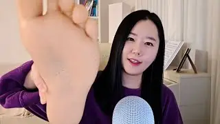 ASMR 수다 떨면서 친구 발마사지 풀케어 상황극