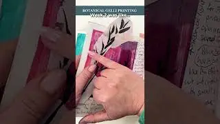 Playing with Light, Dark & Layers in Gelli Printing