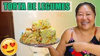 TORTA SALGADA DE LEGUMES - RECEITA FÁCIL DE FAZER | TIA DO JOINHA