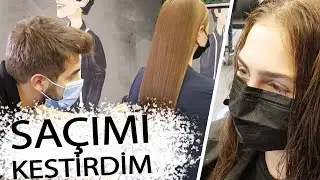 SAÇIMI KESTİRDİM ve SAÇ BAKIMI - Kuaförüm Emin Kadıoğlu ile İLK VİDEOM