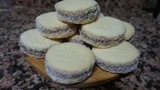 🇵🇪 COMO PREPARAR ALFAJORES DE MAICENA PERUANOS | RECETA DELICIOSA Y FACIL