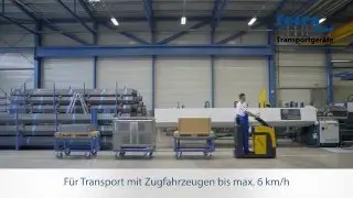 fetra Deichsel und Kupplung f&uuml;r Palettenfahrgestelle