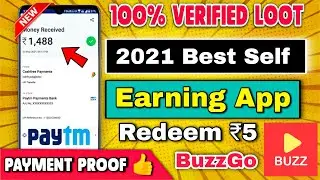 💥2021 Best Self Earning App | Earn Free Paytm Cash Without Investment | New Earning App BuzzGo