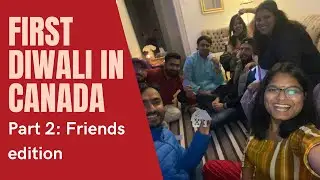 First Diwali in Canada part 2 | Diwali celebration with friends | Pooja at home