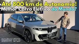 Melhor Carro Elétrico de Luxo? BMW iX3 de Até 800 KM de Autonomia e Pronto pro Brasil