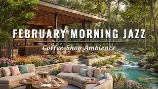 Soft Jazz Music for Study and Work ☕ Cozy Spring Coffee Shop Ambience 🌸