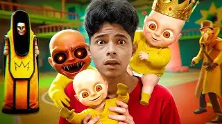 ONE EVIL BABY WAS HARD&hellip; BUT THREE?! | BABY IN YELLOW CLOWN CHILDCARE FULL GAMEPLAY