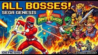Fight all bosses in mighty morphin power rangers the movie game (SEGA GENESIS)