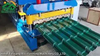 Customized glazed roof tile roll forming machine.