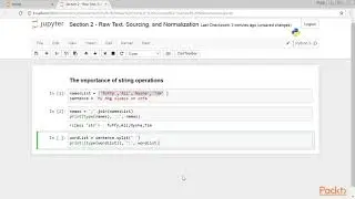 Text Processing using NLTK in Python: The Importance of String Operations| packtpub.com