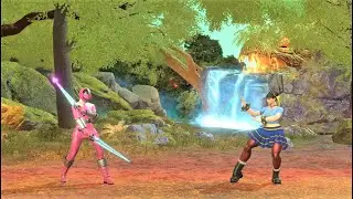 Jen Scotts vs Chun-Li (Hardest AI) - Power Rangers: Battle for the Grid