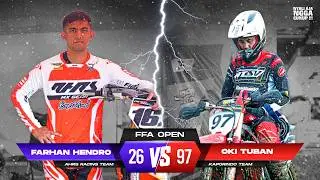 Farhan Hendro 162 vs Oki Tuban 97 🔥 Duel Rider Motocross Senior vs Junior 😱