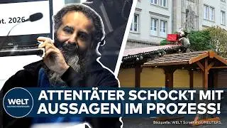 MAGDEBURG: Weihnachtsmarkt auf der Kippe - Attentäter al-Abdulmohsen macht irre Aussagen vor Gericht