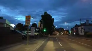 Night Drive On Malvern Road, St John's, Bromyard Road & Tudor Way, Worcester, England