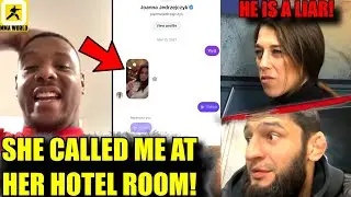 Jamahal Hill LEAKS OLD Instagram Messages from Joanna, Joanna calls Hill a Liar,Khamzat on Ian Garry