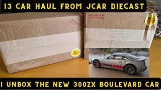 Распаковка коллекционной модели Hot Wheels от Jcar Diecast Haul | JDM 300ZX Boulevard и другие JD...