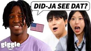 Fluent Koreans Shocked by How Hard US Hood English Is!