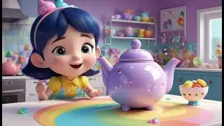 Tiny Teapot Twirl | Fun Tea Party Song for Kids | Interactive Nursery Rhyme for Toddlers