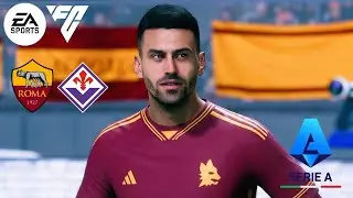 EA Sports FC 24 - AS Roma Vs. Fiorentina - Serie A 23/24 Matchday 15 | Full Match