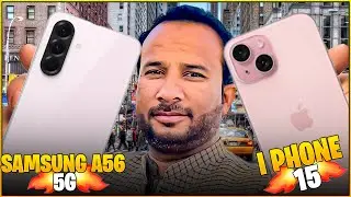 Samsung A56 5G vs iPhone 15 🔥 SPEED TEST | Real Performance, App Launch & Gaming Battle!