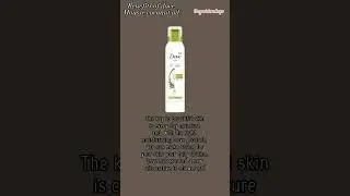 Benefits of dove mousse bodywash with coconut oil