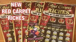 Brand New Red Carpet Riches Tickets‼️California Lottery Scratchers🤞🍀🍀🍀