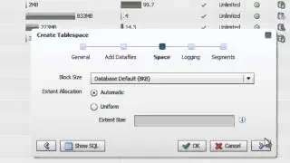 Create a New Tablespace with EM Express 12c