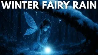 Winter Fairy Rain 🌧️🧚 | Hiding From Melting Snow Under a Tree Branch (3 Hours)