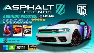 ASPHALT LEGENDS ABRINDO PACOTES DODGE CHARGER SRT