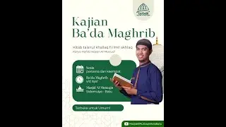 Kajian rutin senin ba'da maghrib