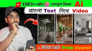 Make Viral House Decoration Ai Video ( Free  Full Course) | Ai video Kivabe Banabo 