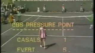 Rosie Casals vs. Chris Evert - 1975 CBS Pressure Point
