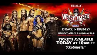 Wrestlemania 37( Official Poster)