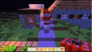 Minecraft - Blowing Up An Entire NPC Village.