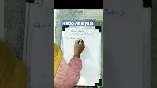 #quickratio#shorts #ytshorts #liquidRatio #RatioAnalysis.