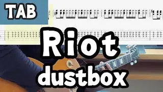 【TAB】Riot - dustbox【GUITAR COVER】