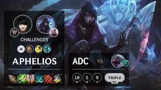 Aphelios ADC vs Varus - KR Challenger Patch 10.7